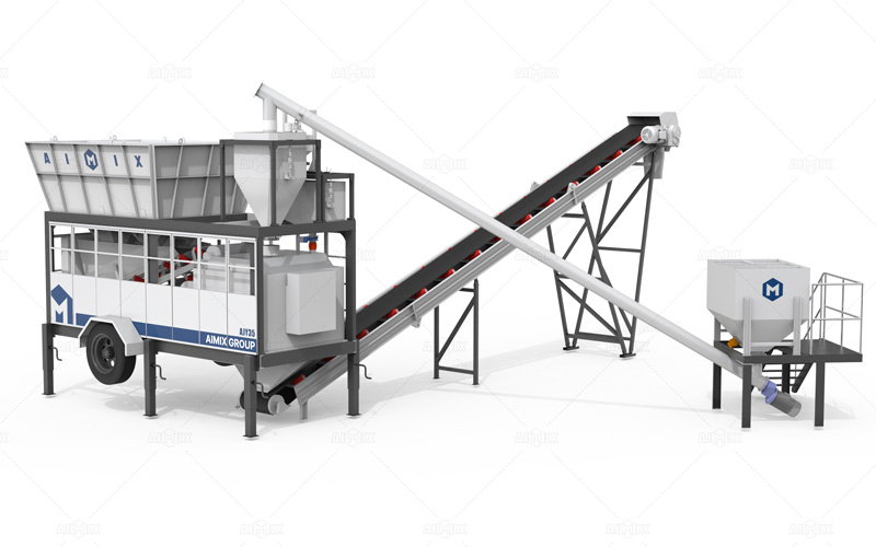 AJSY Series mini batch plant model