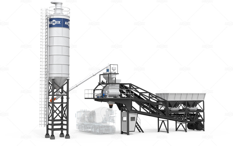 AJY Series mini batch plant model