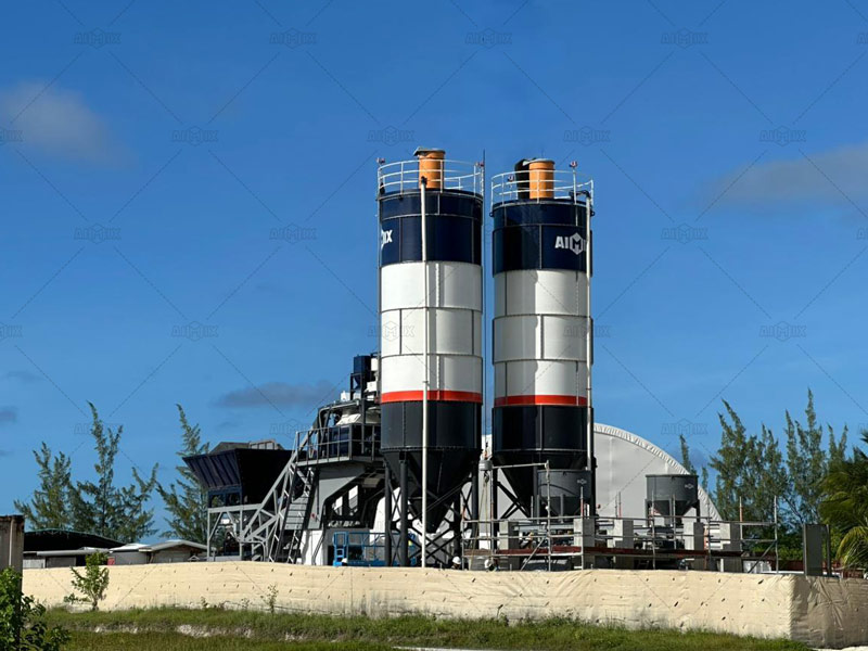 AJY small concrete plant in USA
