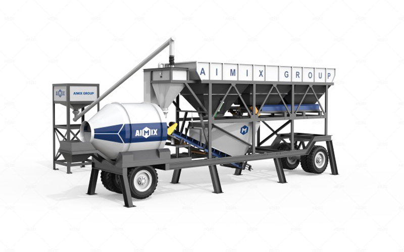 AJZY Series mini batch plant model