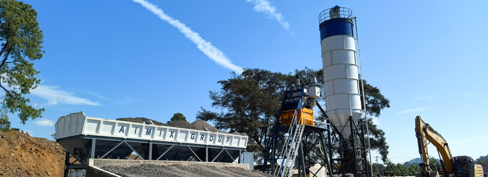 small concrete batch plant in AIMIX banner img