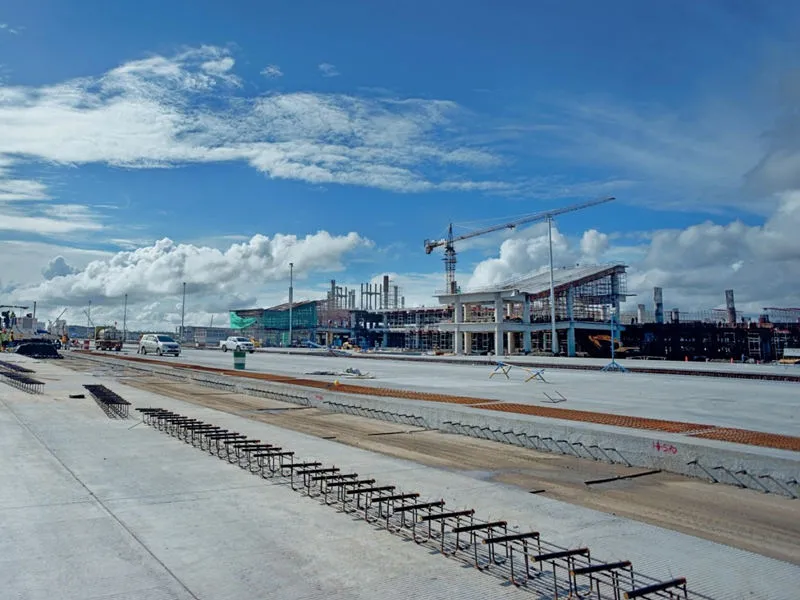 airport construction need ready mix concrete