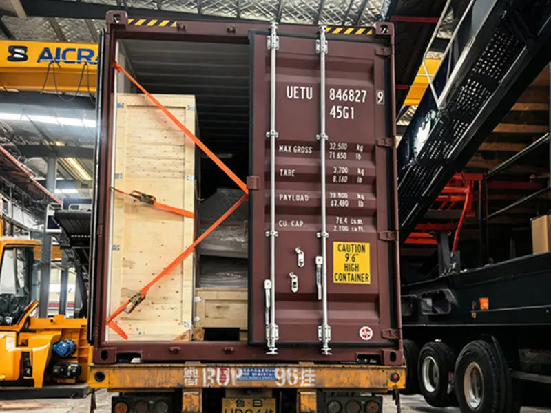 shipment of concrete batching plant component from Aimix factory