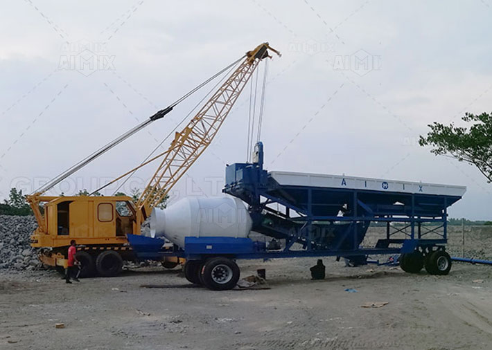 Drum-Type-Concrete-Batching-Plant-Was-Installed-in-The-Philippines