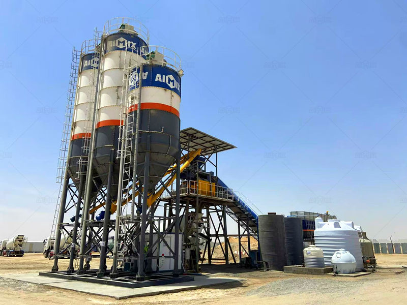 Aimix AJM75 Foundation Free Concrete Batching Plant