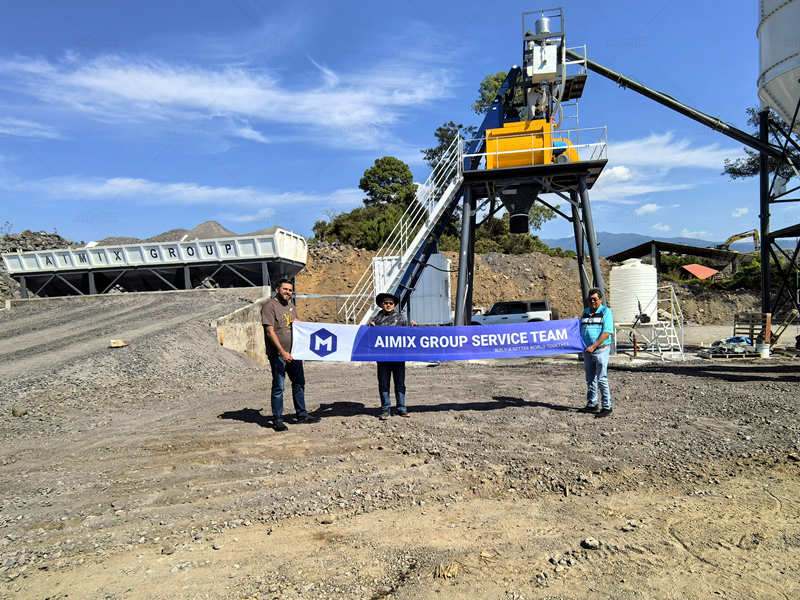 Aimix service team for stationary concrete plant