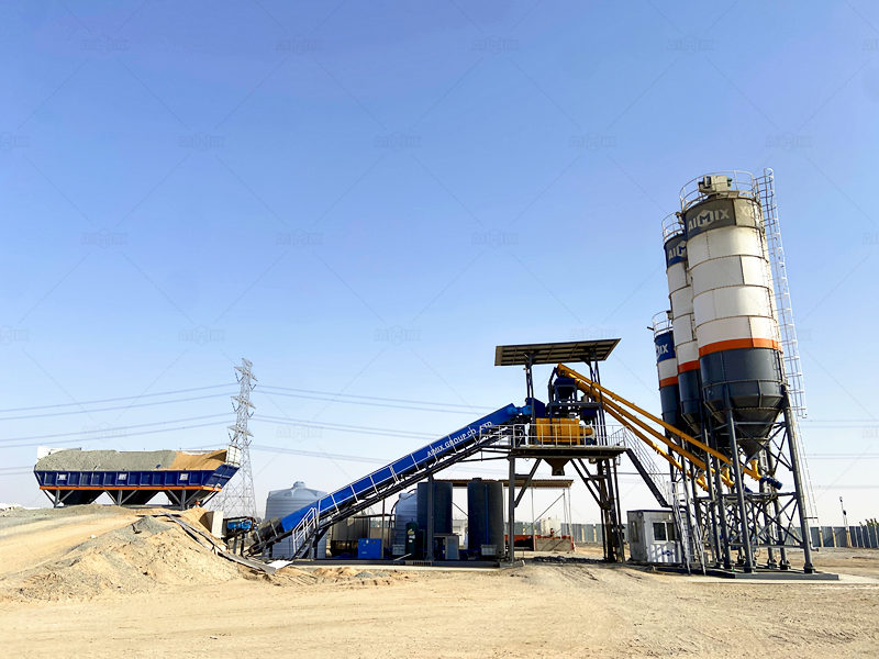 Belt-type Stationary RMC Plant in Saudi Arabia