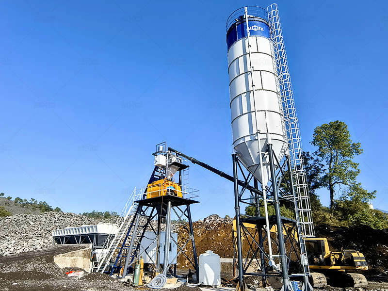 Hopper-type Stationary RMC Plant in Mexico 