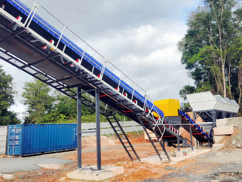 foundation of stationary crushing plant