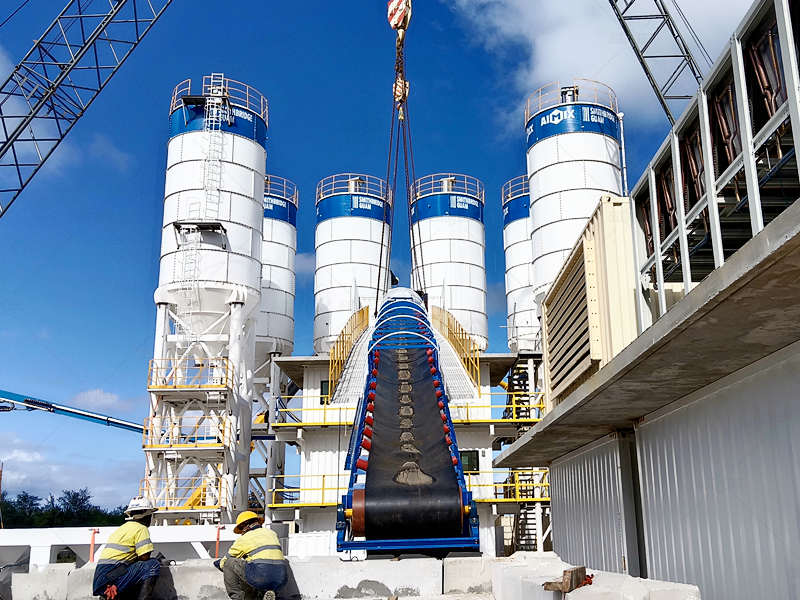 installation service of ready mix batch plant for sale from Aimix