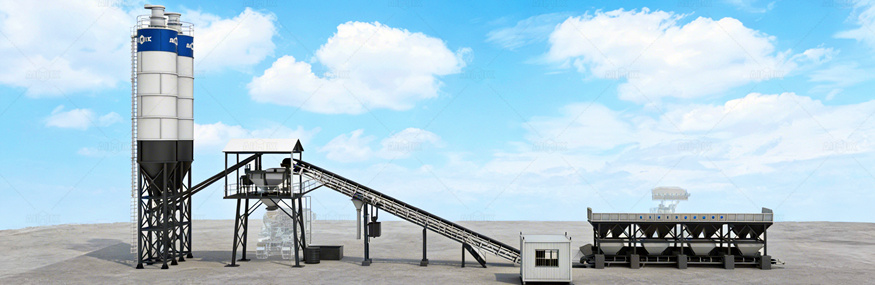 invest in dry batch concrete plant for sale