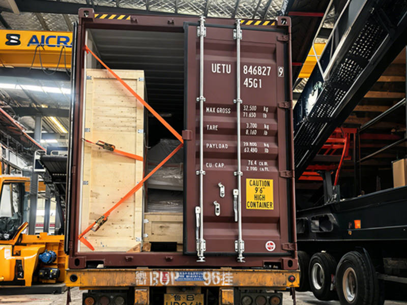 shipment of concrete batching plant component from Aimix factory