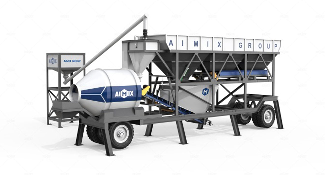 Simplified Structure Design of AJZY Series Portable Batch Plant