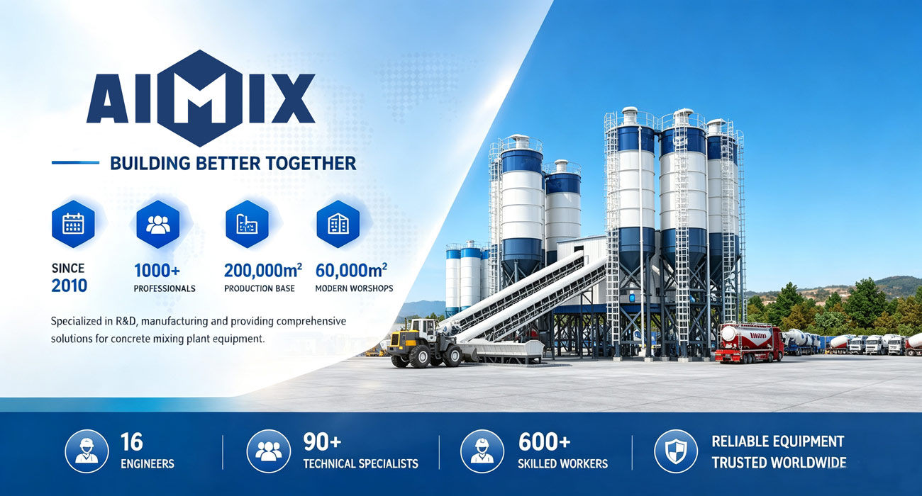 AIMIX is professtional concrete plant supplier