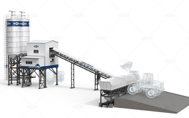 AJ Series Concrete Plant for Stable production for large-scale projects and long-term concrete supply