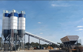 AJ90 90tph concrete plant in Durban South Africa