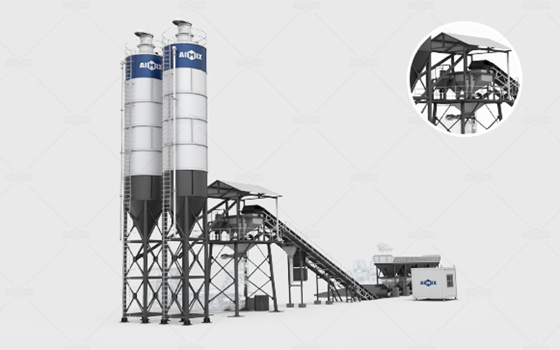 AJG Series Concrete Plant is Specialized equipment for dry-mix mortar and related material production