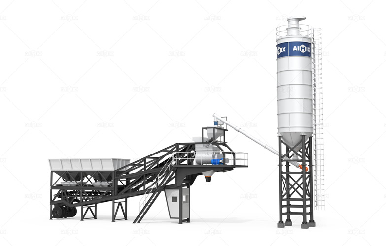 AJY Series Project-Flexible Concrete Batching Plants