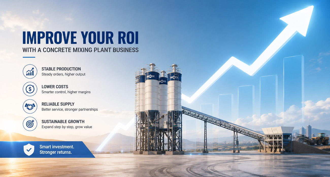 Improve Your ROI with a Concrete Mixing Plant Business
