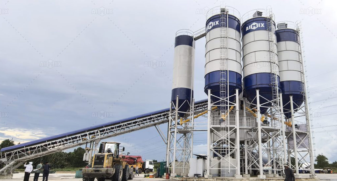 start your concrete batching plant business for sale project with AIMIX